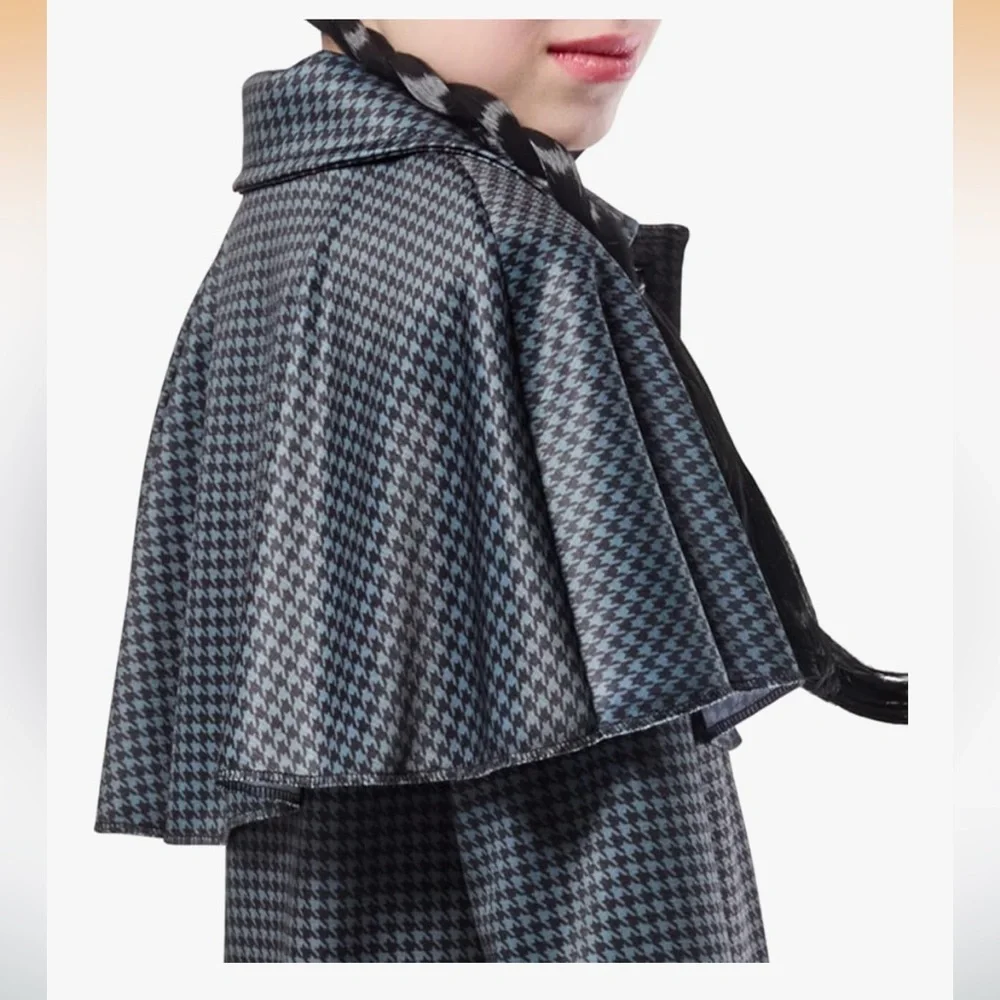 NWT Rubies Wednesday TV Series: Wednesday Addams Costume Coat - Picture 6 of 7